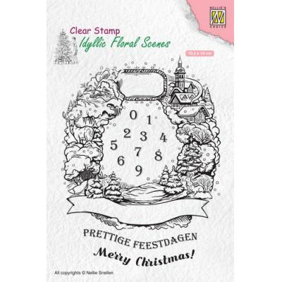 Nellies Choice Clear Stamps - Blumenkranz